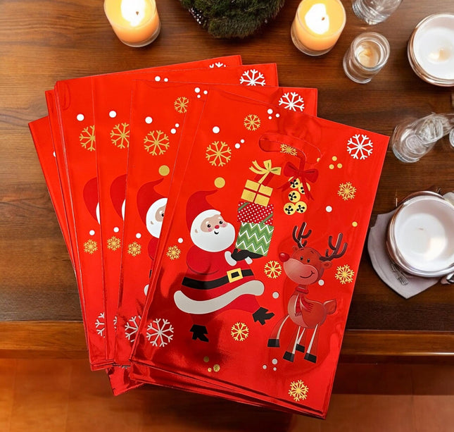 10 Bolsas/Dulceros Navidad $1.9 c/u