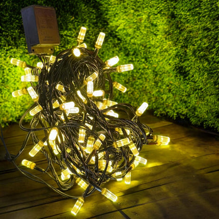 Serie de luz led calida Foco G 10 metros Decoracion Navideña