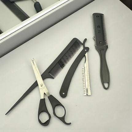 12 Sets de Cabello, Peines Tijera y Navaja $18 c/u