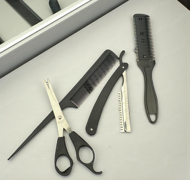 12 Sets de Cabello, Peines Tijera y Navaja $18 c/u