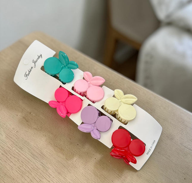 12 Pinzas Cerecita Colores Lindos $4.3 c/u