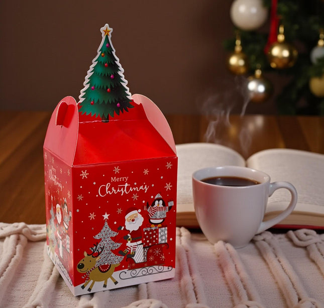 12 Cajita Regalo Santa $3.3 c/u