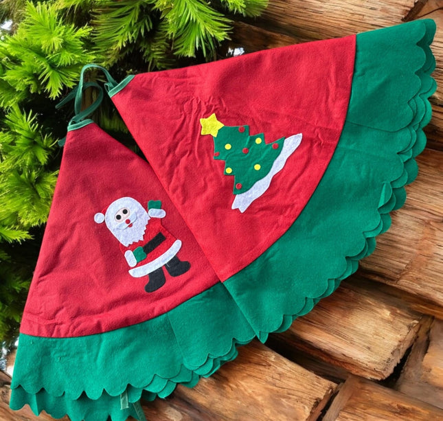 6 Pie de Arbol Santa 93cm de diametro $49 c/u