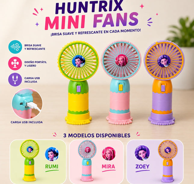 Ventilador Guerreras K-Pop Individual