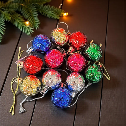 6 Sets de Esferas Ch Colores $12.9 c/u