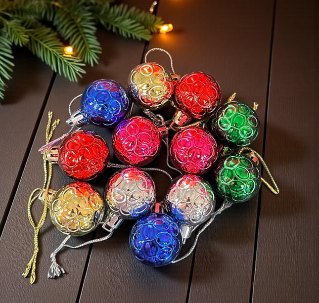 6 Sets de Esferas Ch Colores $12.9 c/u