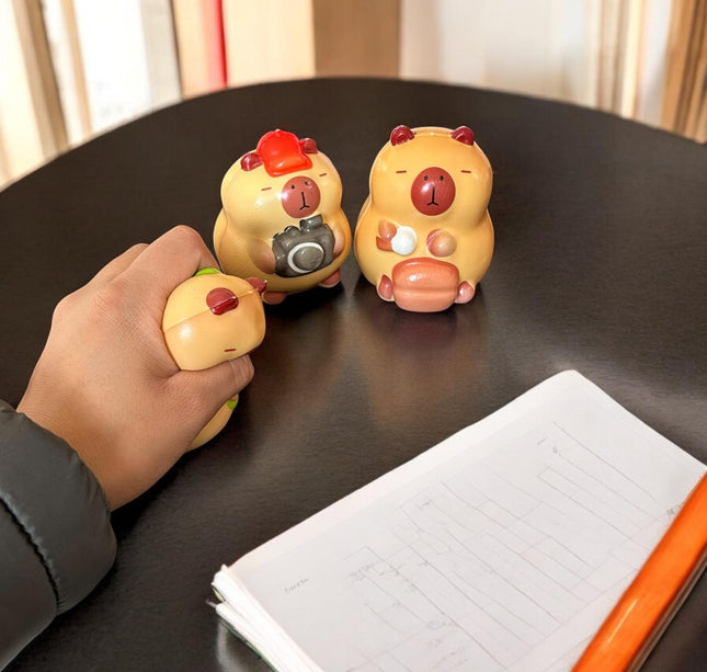 12 Squishies capibaras G $13.5 c/u