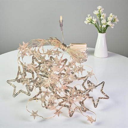 Cortina de Luces en forma de estrella 5 mts navidad