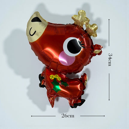 10 Globos Navideños Diferentes Figuras $3 c/u