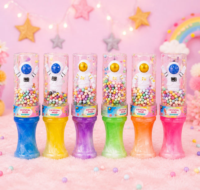 6 Slime de Colores con Atronauta Juguete $26 c/u