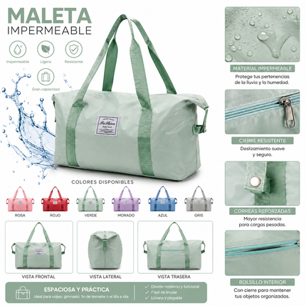 Exclusivo Tienda en linea 💥💎Maleta/Bolsa Impermeable con Varios Compartimentos