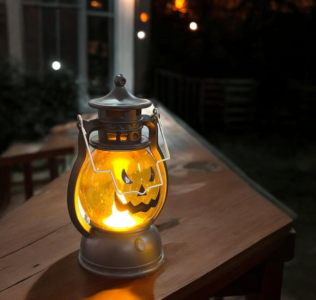6 Lamparas Calabacita Halloween Parafina $21 c/u