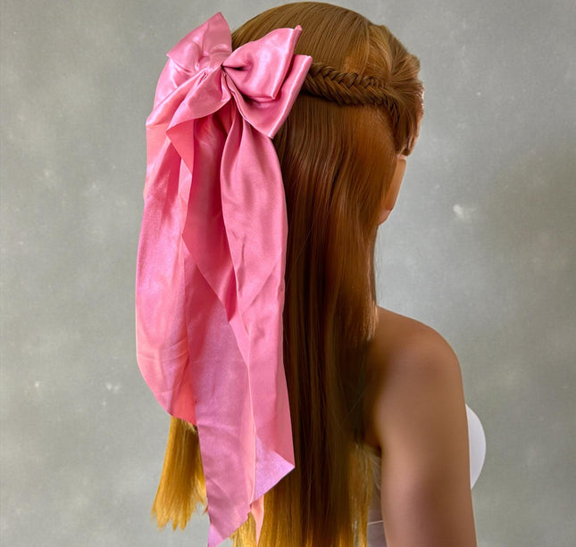 12 Moños Coquette Satín Colores $11.5 c/u