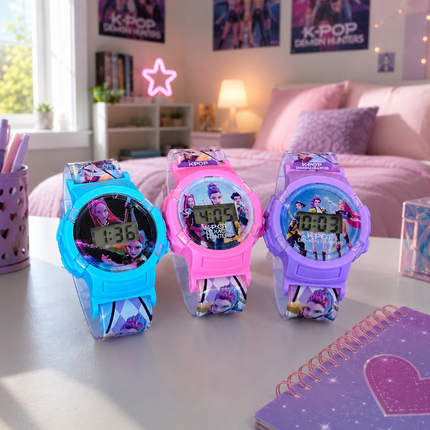 12 Relojes Guerreras K-pop Analogicos $19.5 c/u