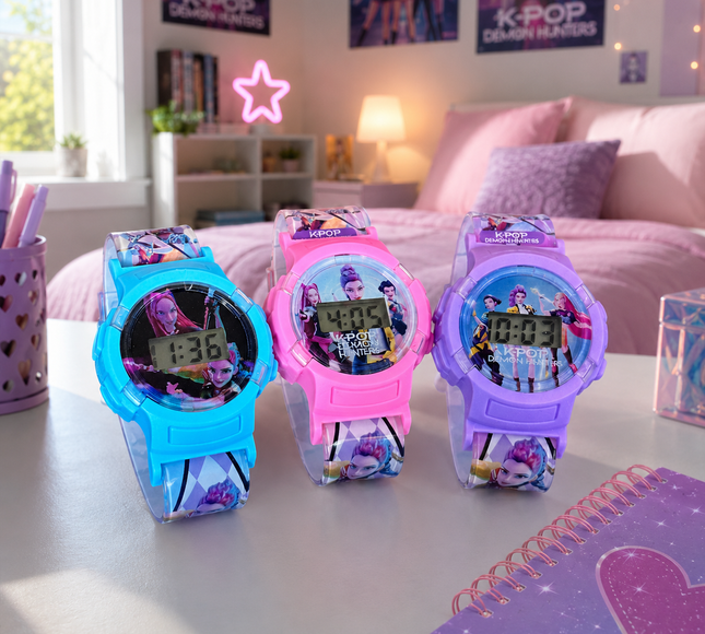 12 Relojes Guerreras K-pop Analogicos $19.5 c/u