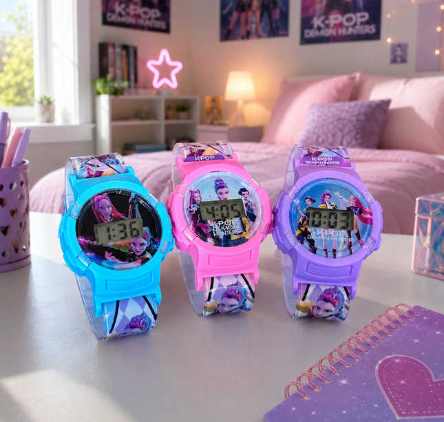 12 Relojes Guerreras K-pop Analogicos $19.5 c/u