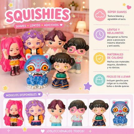 12 Maxi Squishies Guerreras K-Pop $29 c/u