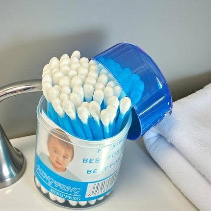 12 Cotonetes Estuche Colores $7.5 c/u