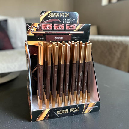 36 Lapices para Cejas Miss Fon $9.5 c/u