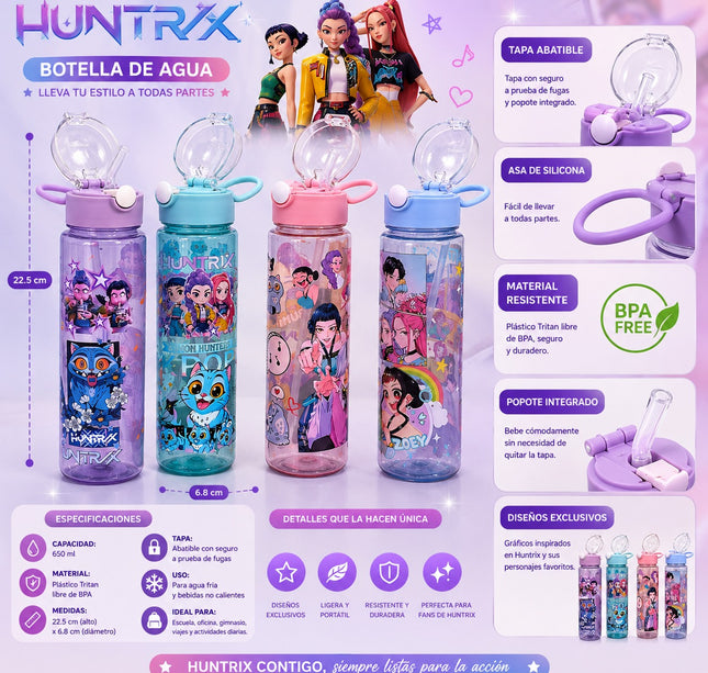 2 Botella Guerreras K.Pop para Agua $69 c/u