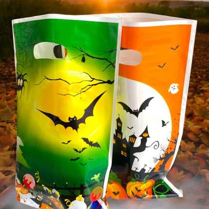 12 Paquetes de Bolsas Halloween $7.5 c/u