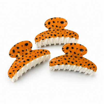 Exclusivo Tienda en linea 💥💎12 Pinzas para Cabello Estampado Leopardo $10.5 c/u