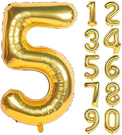 50 Globos numeros Gde $8.9 c/u