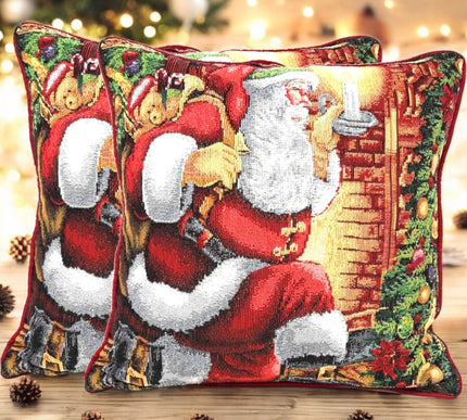 6 Funda para Cojin Navideño 45 x 43 cm $36 c/u