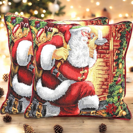 6 Funda para Cojin Navideño 45 x 43 cm $36 c/u