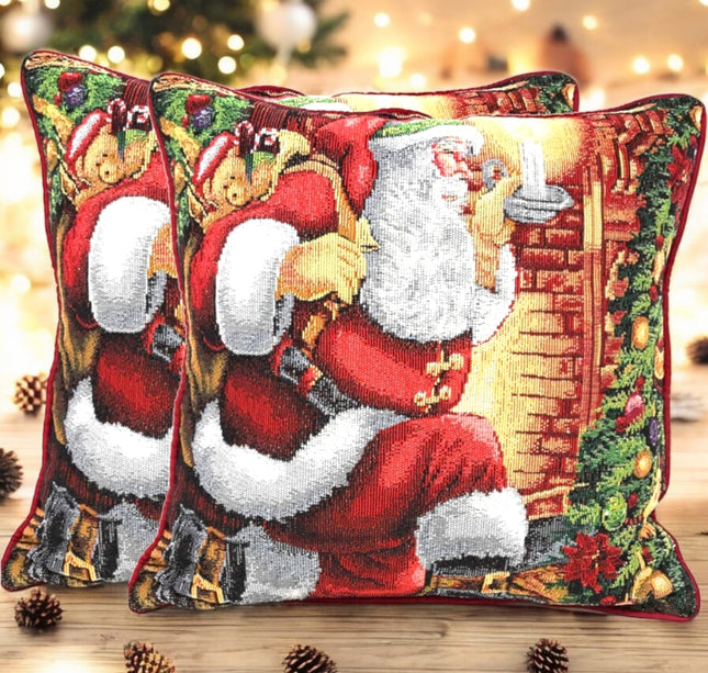 6 Funda para Cojin Navideño 45 x 43 cm $36 c/u