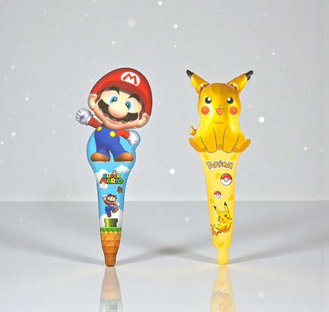 6 Sets Globos Figuras Baston 4 Piezas $18 c/u