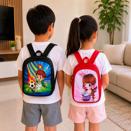 Mochila Escolar para Niños con Doble Compartimento