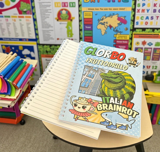 12 Libretas Francesas "Tralalero" $10.5 c/u