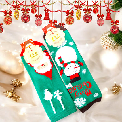 12 Calcetines Navideños $9.8 c/u