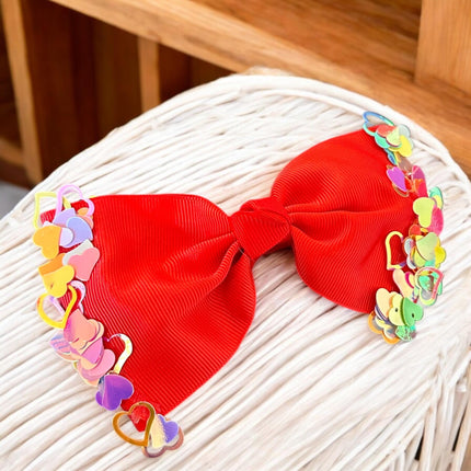 12 Moños Hermosos con Corazones $6.9 c/u