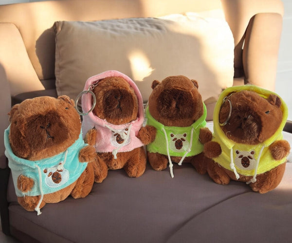 12 Llaveros Capibara Peluche Hermosos $55 c/u