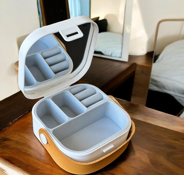 Joyero Plastico con Espejo