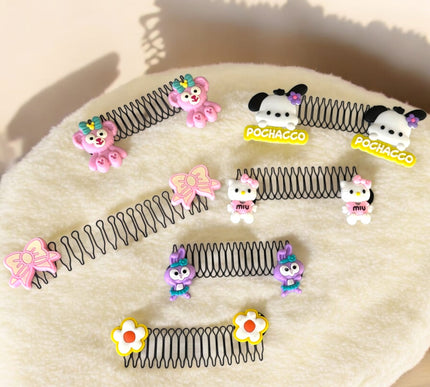 12 Diademas espiral para cabello Sanrio $5.9 c/u