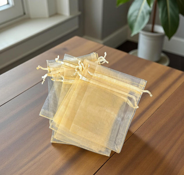 Sets Bolsas12  Organza Colores $3 c/u