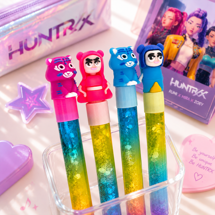 12 Lapiceros Guerreras K-Pop Gel Brillos $5.9 c/u