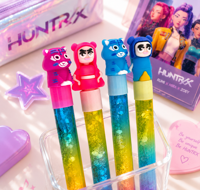 12 Lapiceros Guerreras K-Pop Gel Brillos $5.9 c/u
