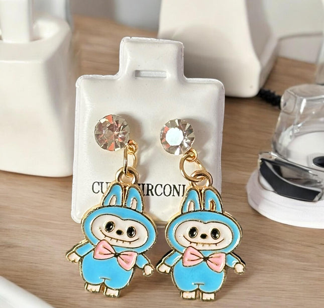 36 Aretes Colgantes Labubus/Capibaras "Zirconia" $5.5 c/u