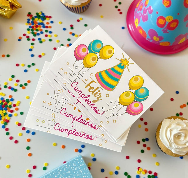 120 Tarjetas "Feliz Cumpleaños" Regalos $1.3 c/u