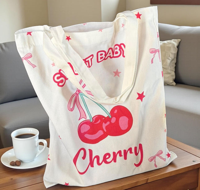 6 Bolsa Tipo Totte Cherrys $29 c/u