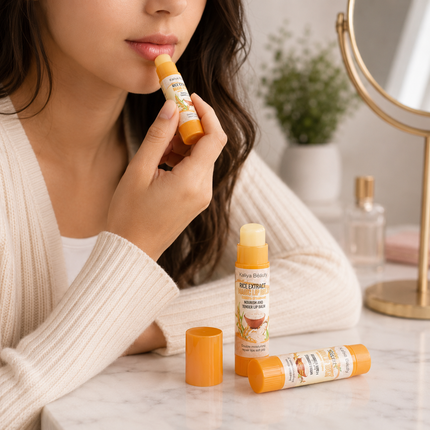 Exclusivo Tienda en linea 💥💎3 Balsamo para Labios Arroz/Vitamina E $16 c/u