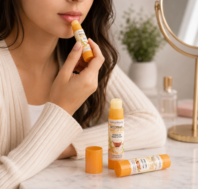 Exclusivo Tienda en linea 💥💎3 Balsamo para Labios Arroz/Vitamina E $16 c/u