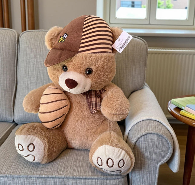 Oso de Peluche Grande "San Valentin" Gorro Love