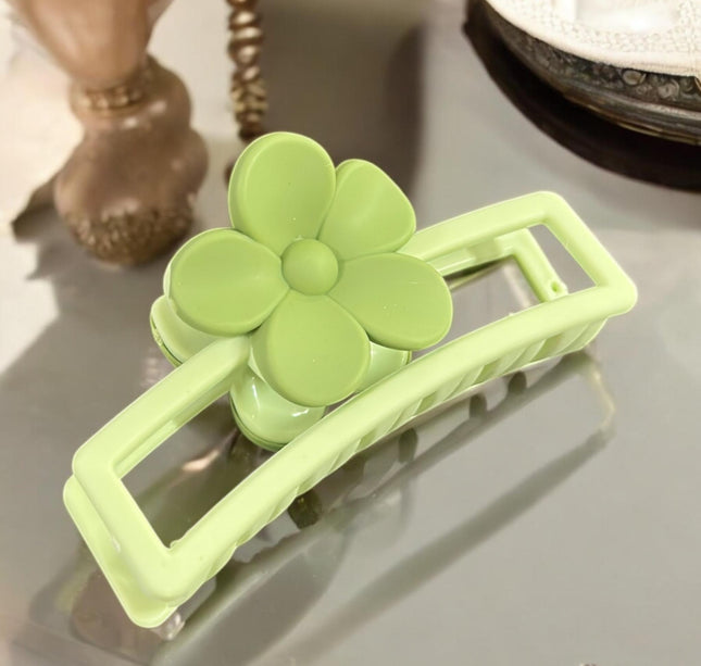 12 Pinzas Flor para Cabello Grandes $9.75 c/u