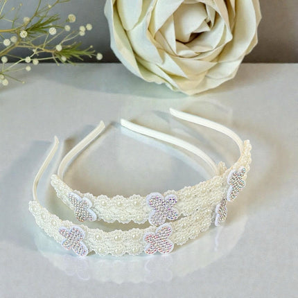 OFERTA!!! 12 Diademas Decoradas Perlas (Modelo Variado) de $9.75 A SOLO $7.42 C/U