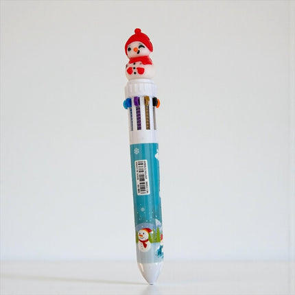 36 Lapiceros Multitntas Navideños con 10 Colores $14.58 c/u